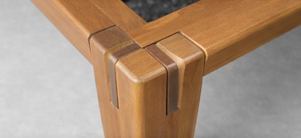 Luca Bed Japanese joinery detail